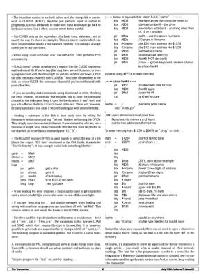 [Unmasking the Kernal - A collection of notes about using the I/O routines (2/2)]