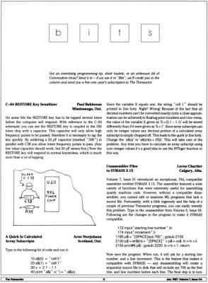 [Bits and Pieces (1/6)]