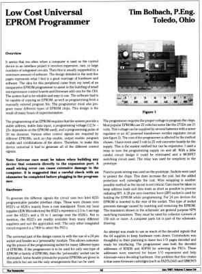 [Low Cost Universal EPROM Programmer (1/7)]