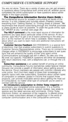 [CompuServe IntroPak page 25/44 
CompuServe Customer Support (1/2)]